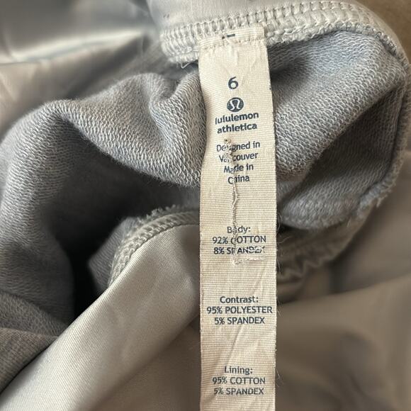 Lululemon All Good Pullover Heathered Silver - Size 6 - Picture 6 of 8